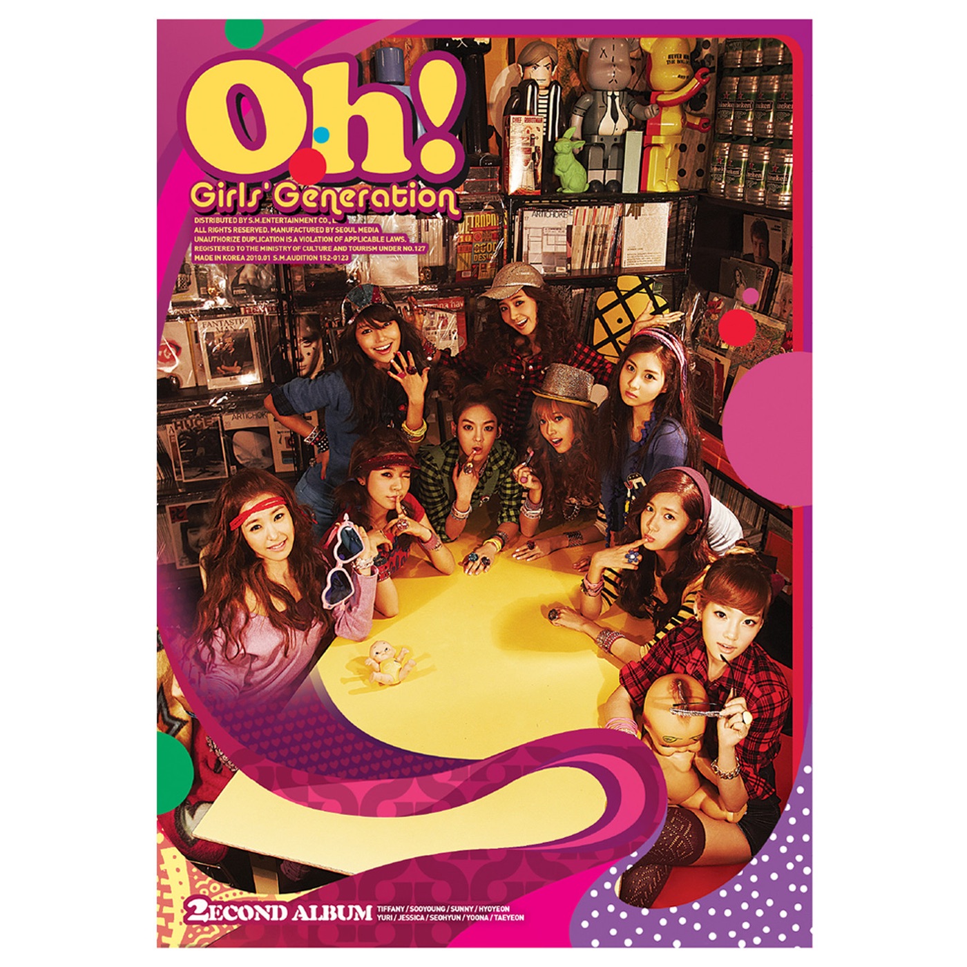 소녀시대 – Oh!(8806384557978)【16bit／44.1kHz】韩国区-OppsUnote音乐广场