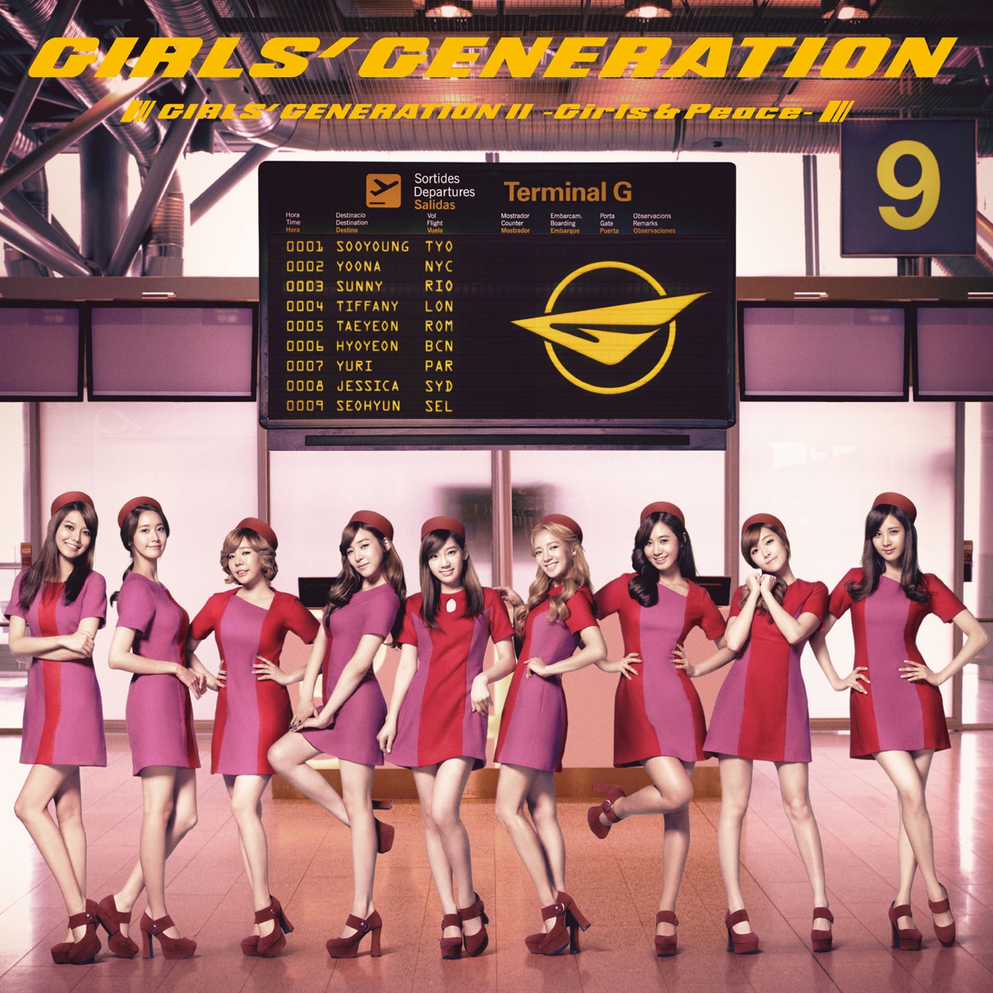 소녀시대 – GIRLS’ GENERATION Ⅱ ~Girls & Peace~(00600406256843)【16bit／44.1kHz】日本区-OppsUnote音乐广场