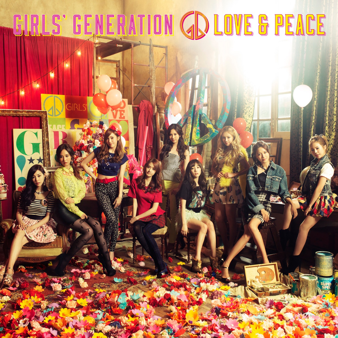소녀시대 – LOVE&PEACE(00600406387158)【16bit／44.1kHz】日本区-OppsUnote音乐广场