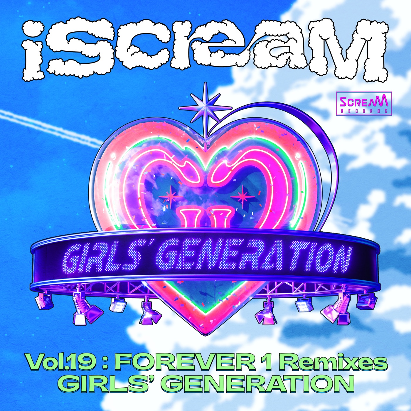 소녀시대 – iScreaM Vol. 19：FOREVER 1 Remixes – EP(888735942204)【16bit／44.1kHz】韩国区-OppsUnote音乐广场