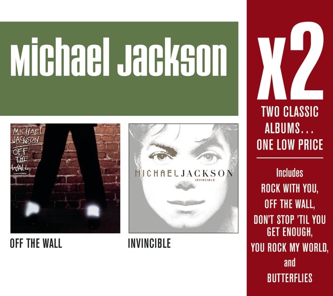 Michael Jackson – x2：Off the Wall／Invincible(884977870084)【16bit／44.1kHz】美国区-OppsUnote音乐广场