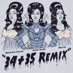 Ariana Grande – 34+35 (Remix) [feat. Doja Cat & Megan Thee Stallion] – SingleⒺ(00602435682044)【24bit／44.1kHz】美国区-OppsUnote音乐广场
