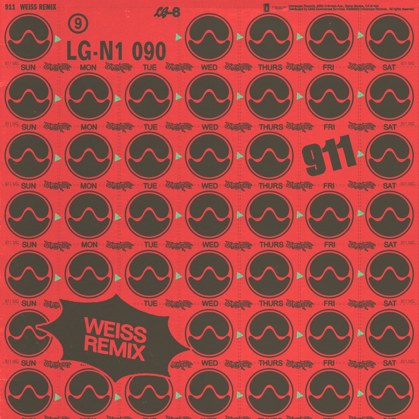 Lady Gaga – 911 (WEISS Remix) – Single(00602435569284)【16bit／44.1kHz】土耳其区-OppsUnote音乐广场