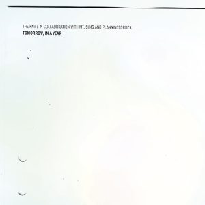 The Knife – Tomorrow, in a Year (feat. MT. Sims & Planningtorock)(5060236633835)【16bit／44.1kHz】土耳其区-OppsUnote音乐广场