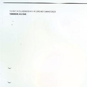 The Knife – Tomorrow, In a Year(5414939445477)【16bit／44.1kHz】土耳其区-OppsUnote音乐广场