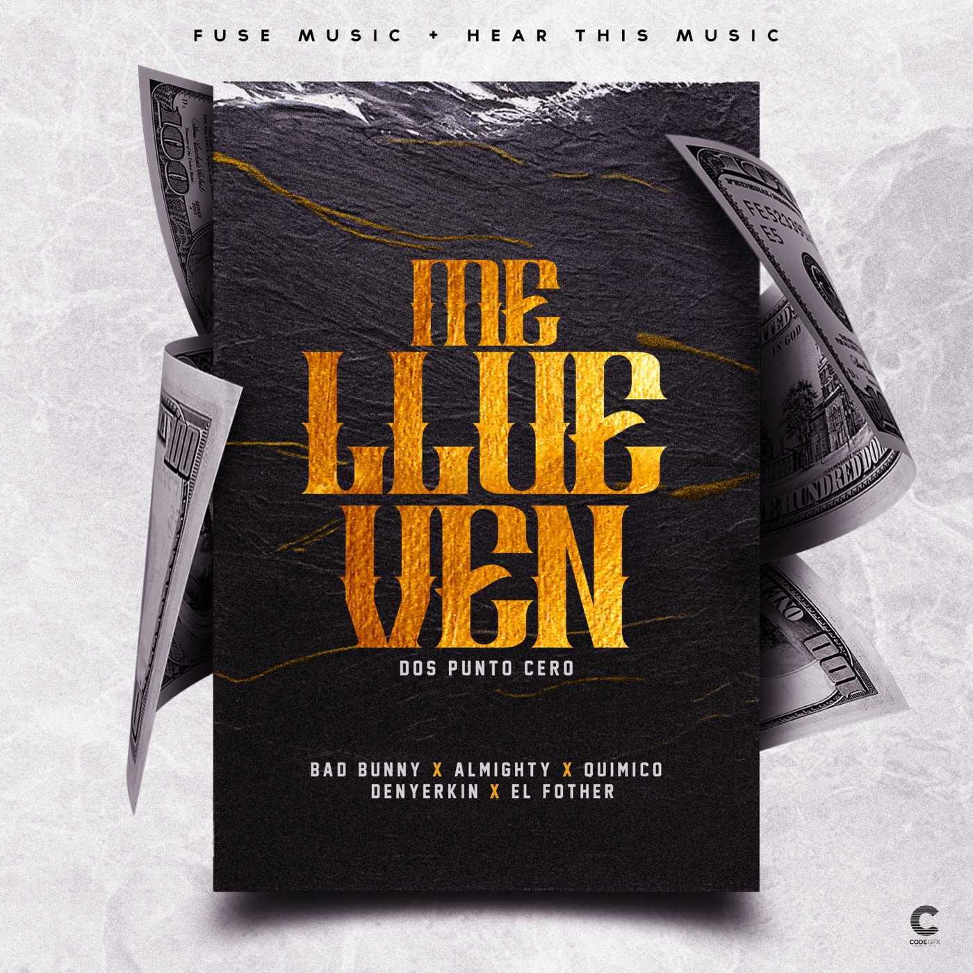Bad Bunny – Me Llueven 2 (feat. Almighty, Denyerkin, Quimico Ultra Mega & El Fother) – SingleⒺ(191018905378)【16bit／48.0kHz】土耳其区-OppsUnote音乐广场
