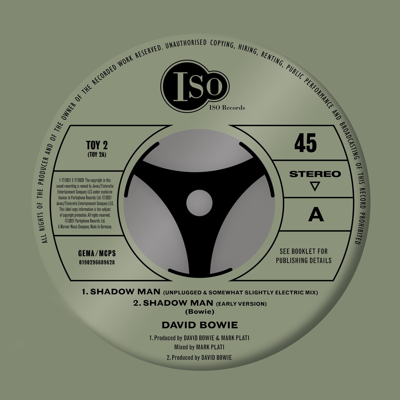David Bowie – Shadow Man (2000 Toy Version) – Single(190296689628)【16bit／44.1kHz】土耳其区-OppsUnote音乐广场