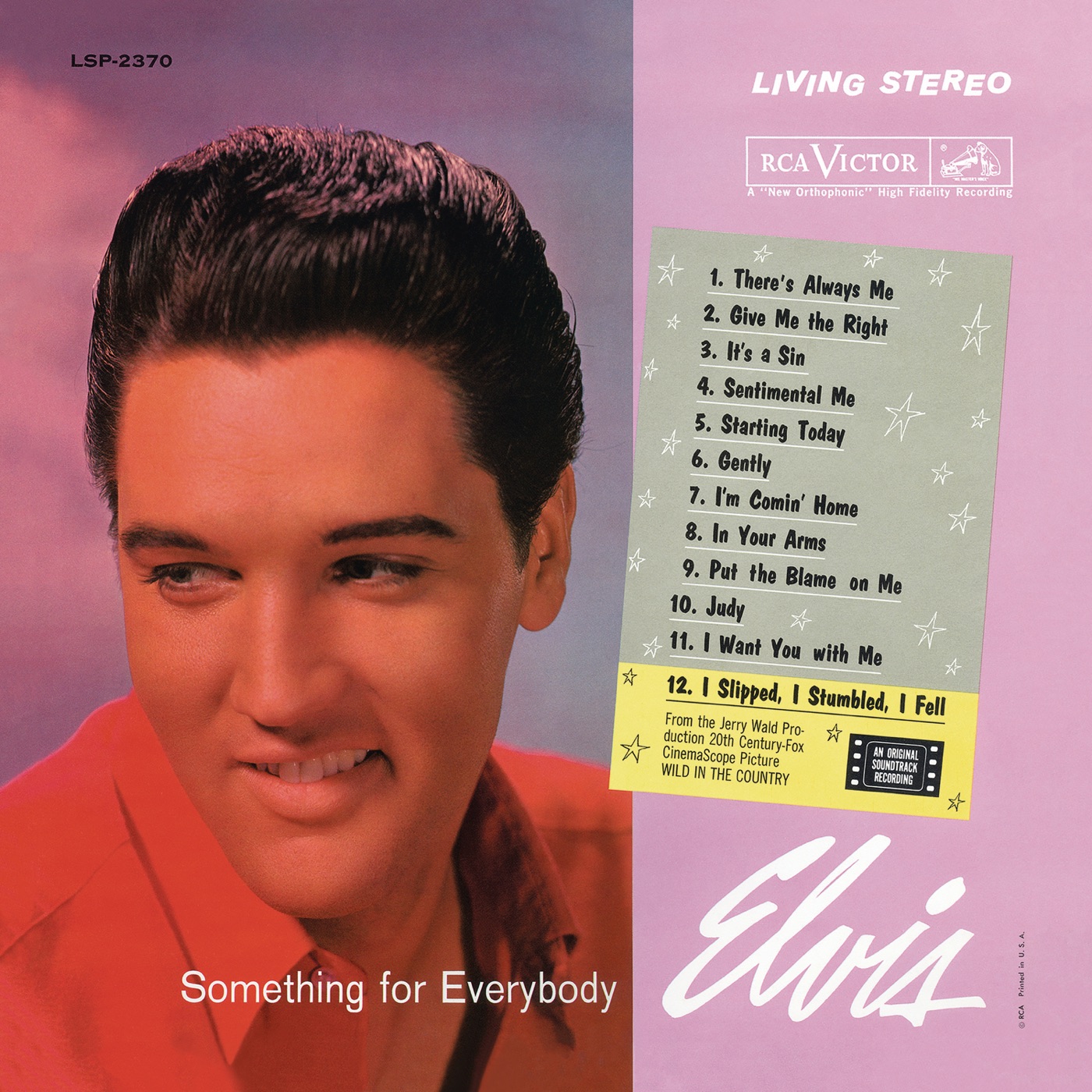 Elvis Presley – Something for Everybody(886445009781)【24bit／96.0kHz】美国区-OppsUnote音乐广场