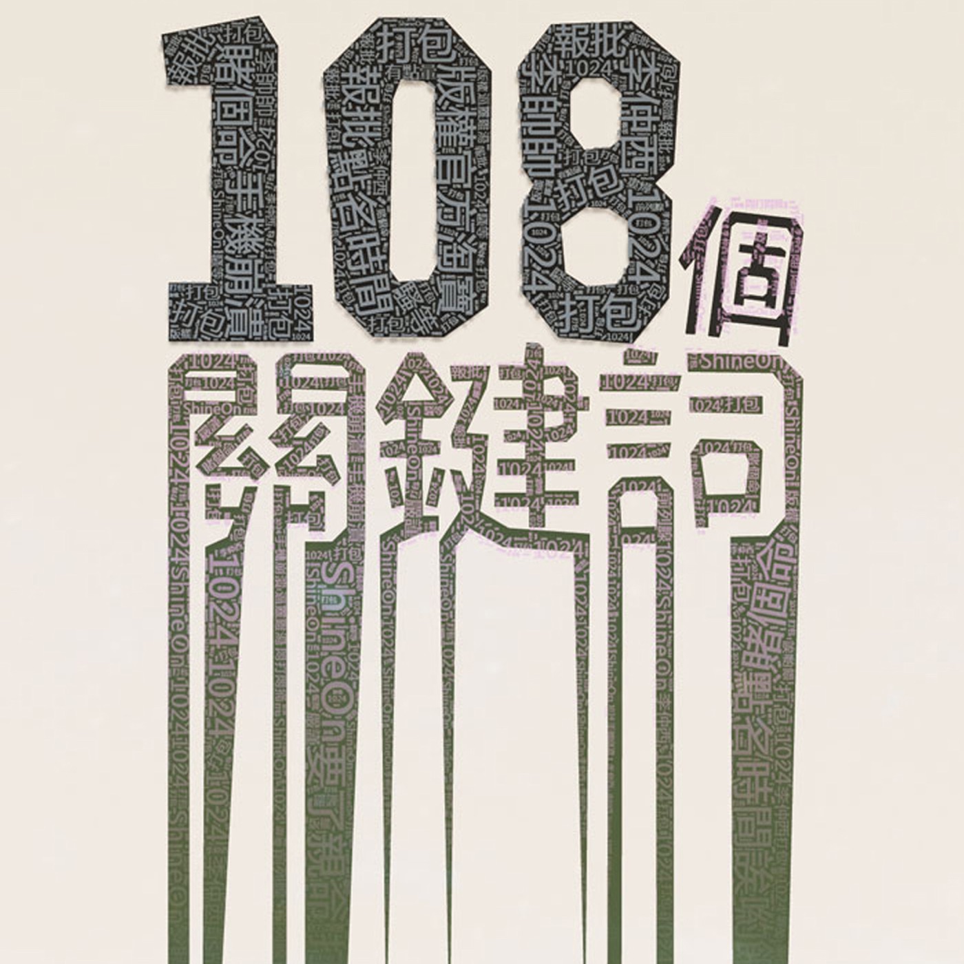 李志 – 108个关键字Ⓔ(9555150725309)【16bit／44.1kHz】台湾区-OppsUnote音乐广场