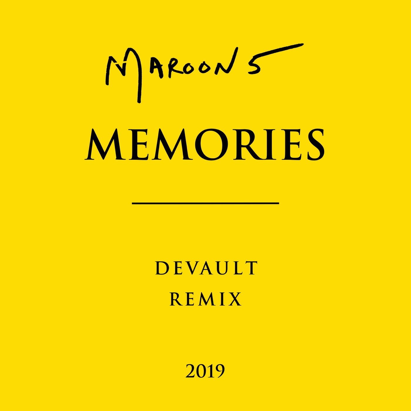 Maroon 5 – Memories (Devault Remix) – Single(00602508581137)【16bit／44.1kHz】土耳其区-OppsUnote音乐广场
