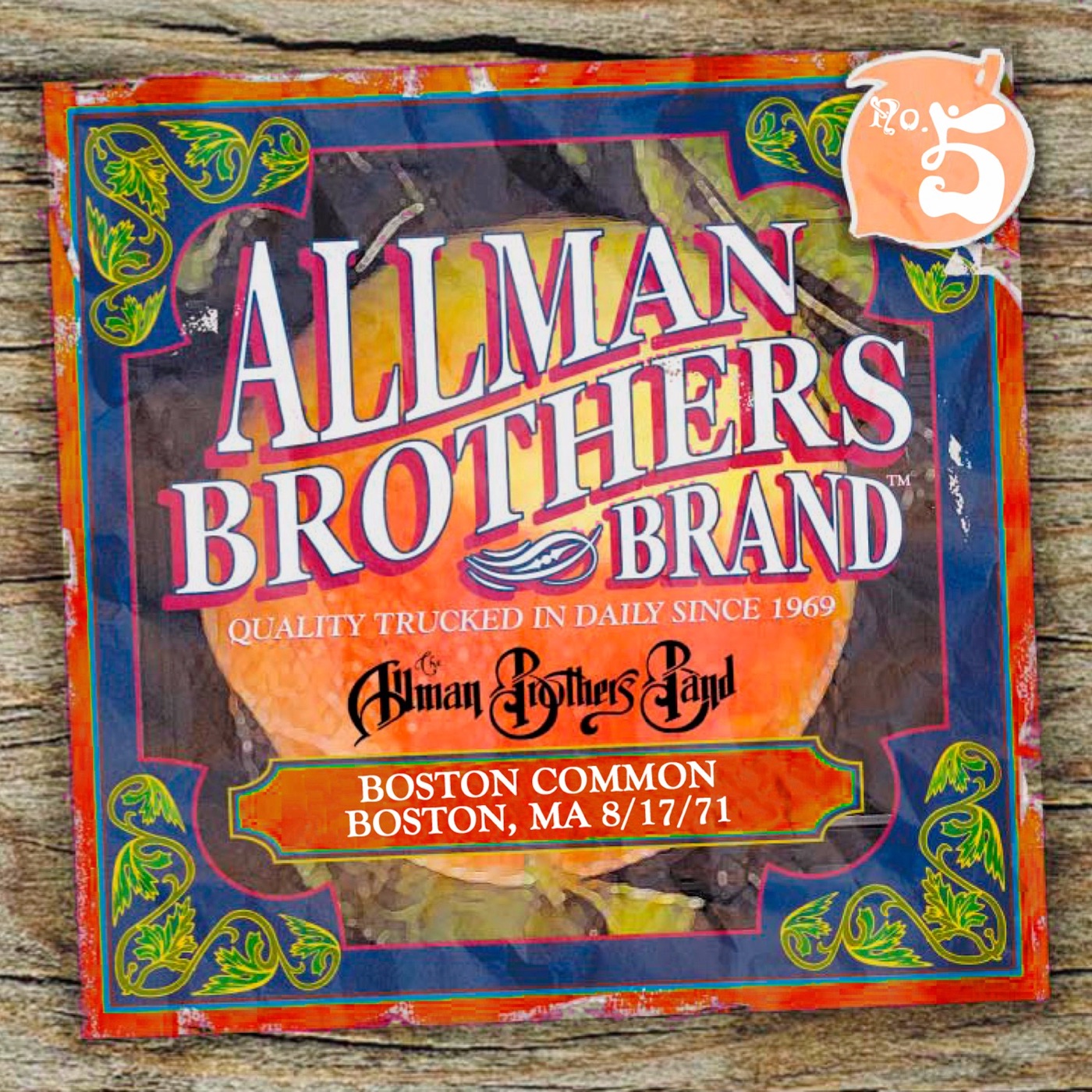 The Allman Brothers Band – Allman Brothers Brand, No. 5：Boston Common, Boston, MA 8／17／71 (Live)(886445695915)【16bit／44.1kHz】美国区-OppsUnote音乐广场