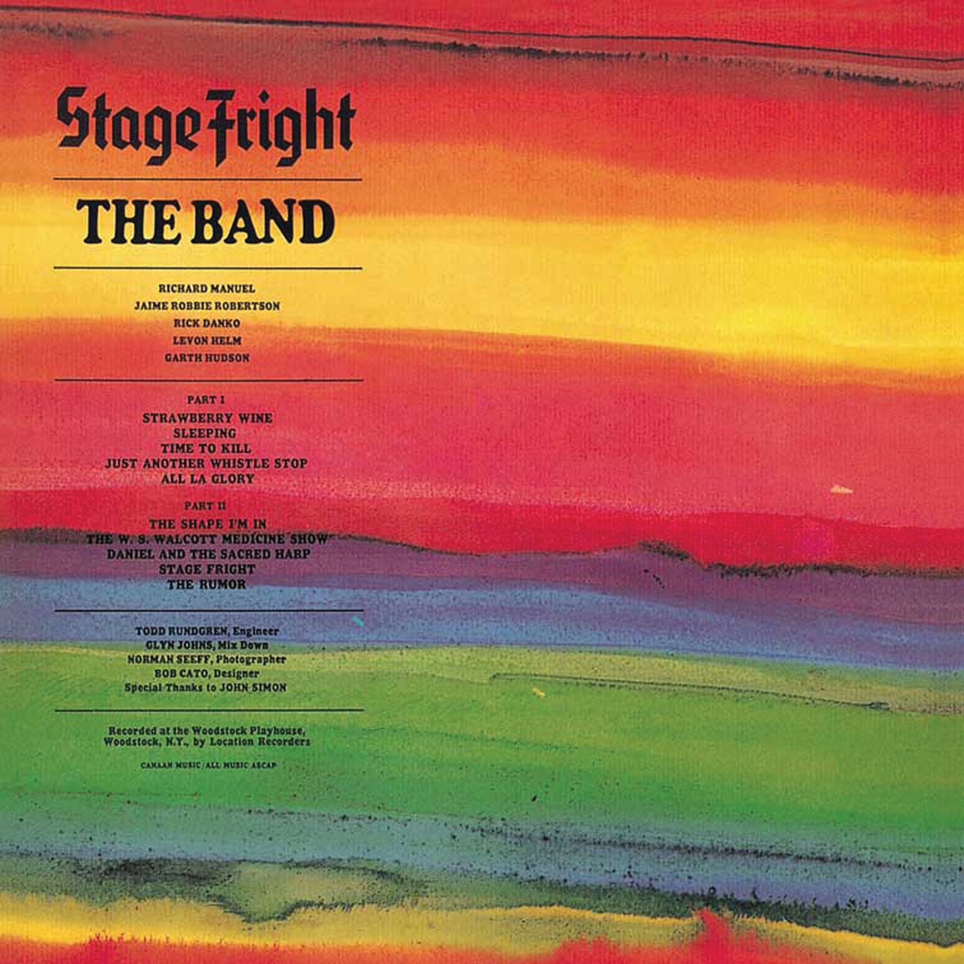 The Band – Stage Fright (Remastered)(00602547246493)【24bit／96.0kHz】土耳其区-OppsUnote音乐广场
