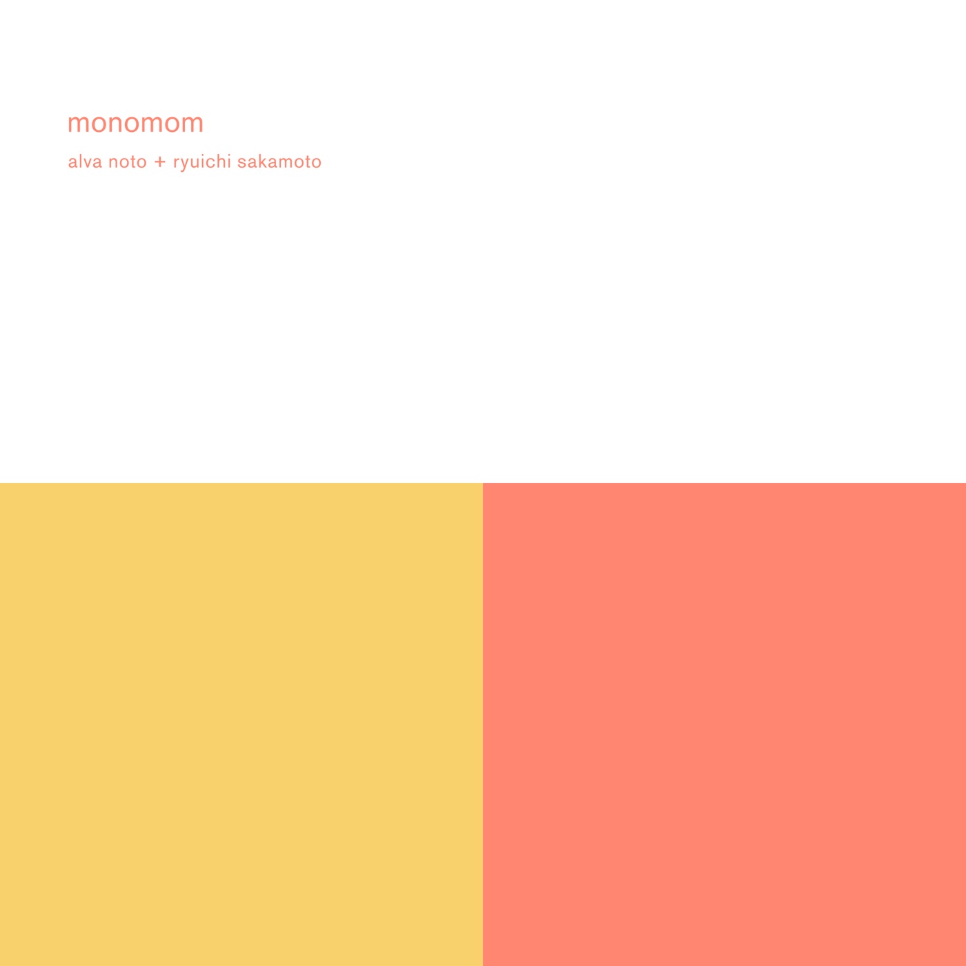 Alva Noto – Monomom – Single(5057805569534)【24bit／44.1kHz】美国区-OppsUnote音乐广场