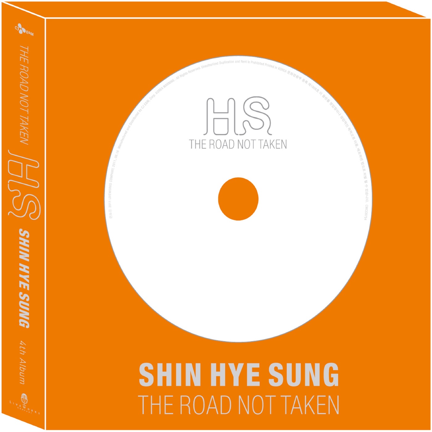 신혜성 – The Road Not Taken(8809309171952)【16bit／44.1kHz】韩国区-OppsUnote音乐广场