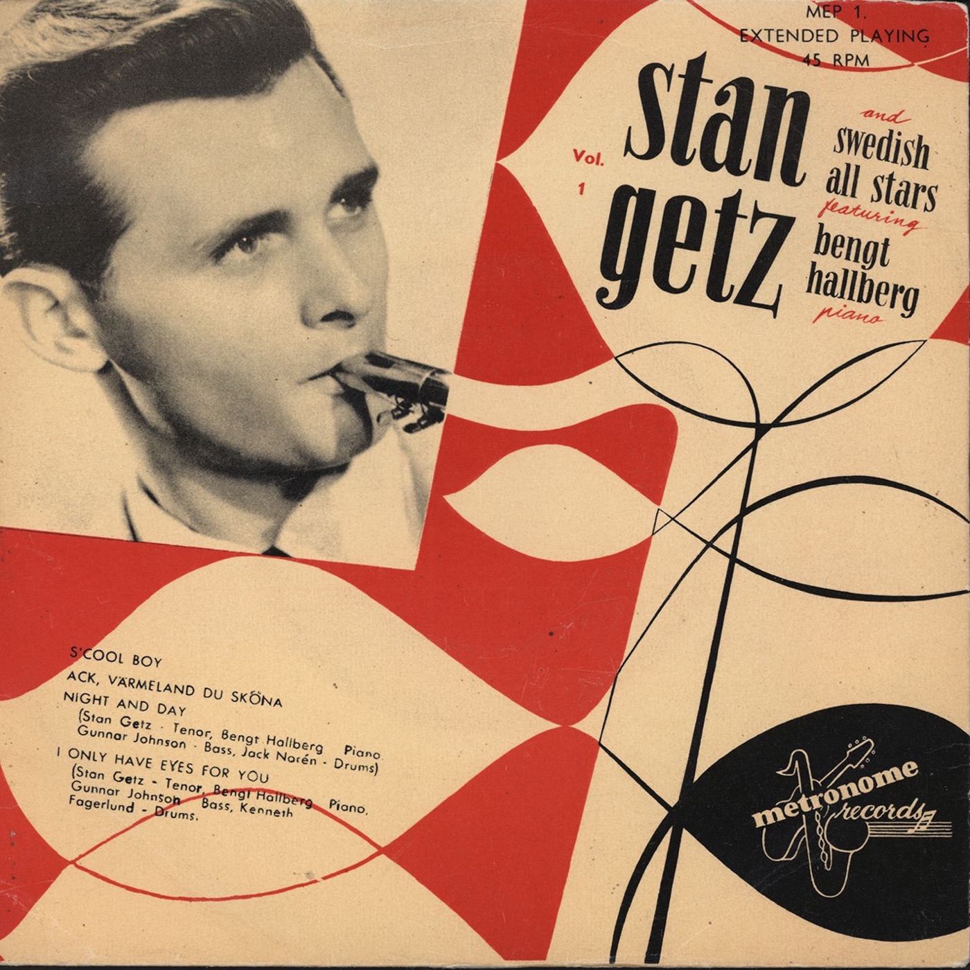 Stan Getz – Swedish All Stars, Vol. 1 – EP(825646455331)【16bit／44.1kHz】美国区-OppsUnote音乐广场