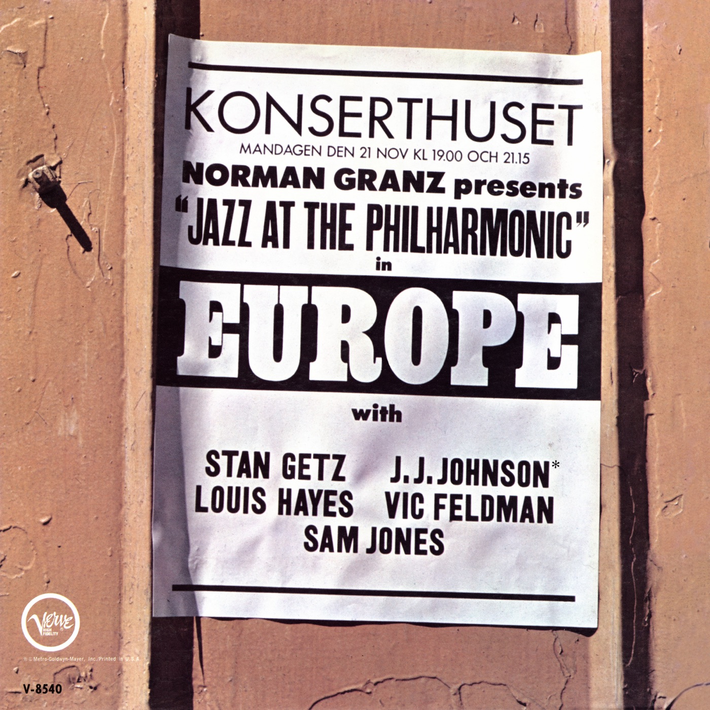 Stan Getz – Jazz At The Philharmonic In Europe(00602475386940)【16bit／44.1kHz】美国区-OppsUnote音乐广场