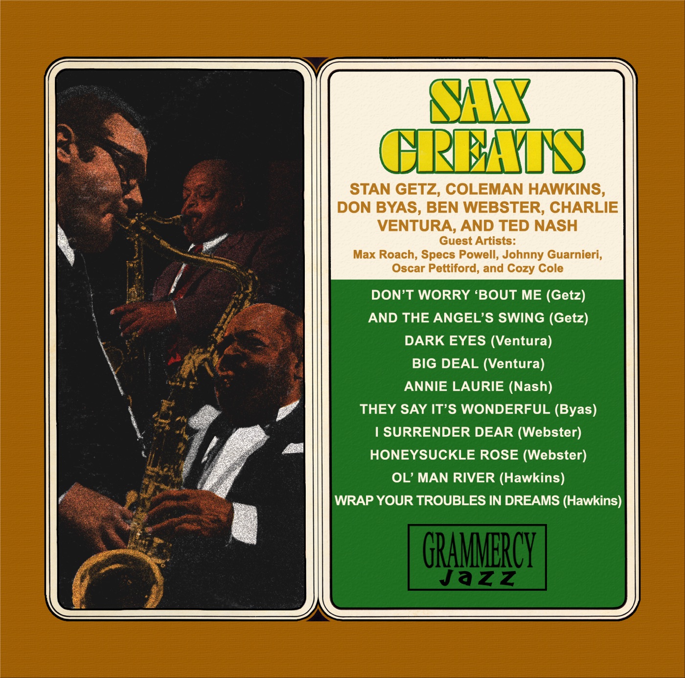 Stan Getz – Sax Greats(734796025021)【16bit／44.1kHz】美国区-OppsUnote音乐广场