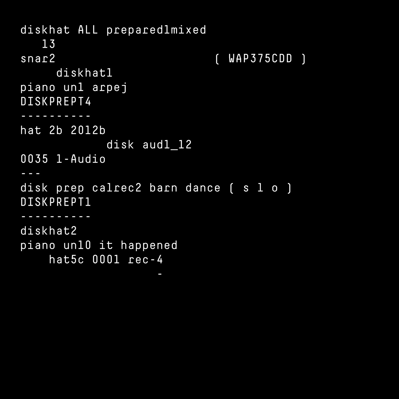 Aphex Twin – Computer Controlled Acoustic Instruments, Pt. 2(0801061937539)【16bit／44.1kHz】美国区-OppsUnote音乐广场