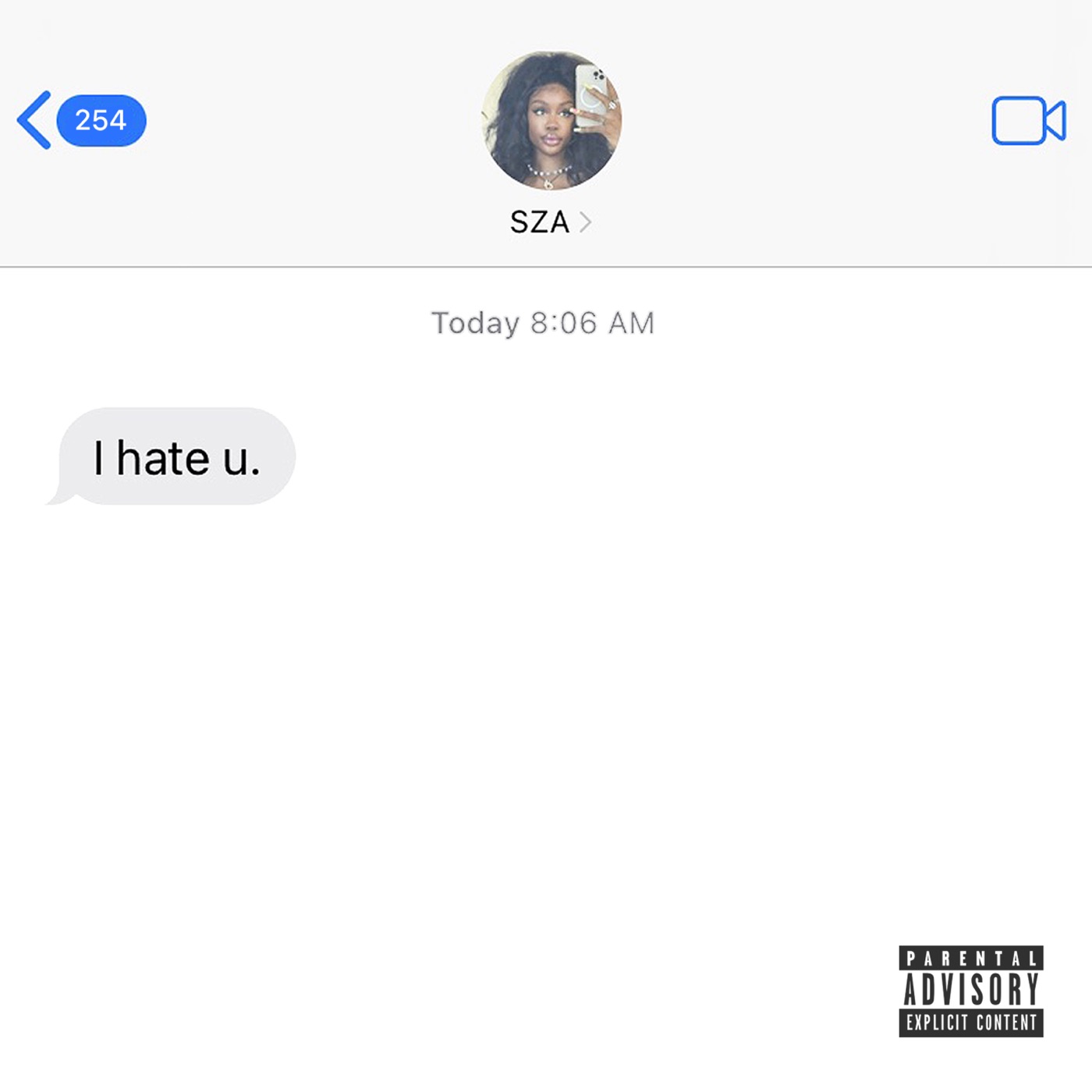 SZA – I Hate U – SingleⒺ(886449787043)【24bit／48.0kHz】土耳其区-OppsUnote音乐广场