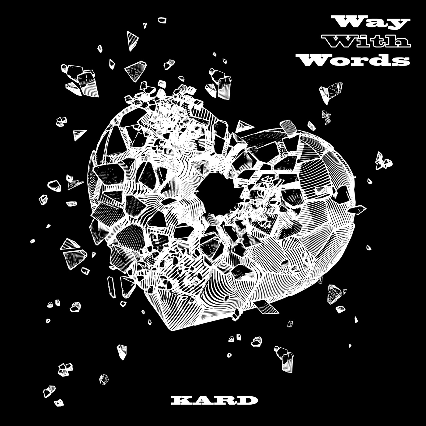 카드(KARD) – KARD 1st Single ‘Way With Words’ – Single(8804775148361)【24bit／96.0kHz】韩国区-OppsUnote音乐广场