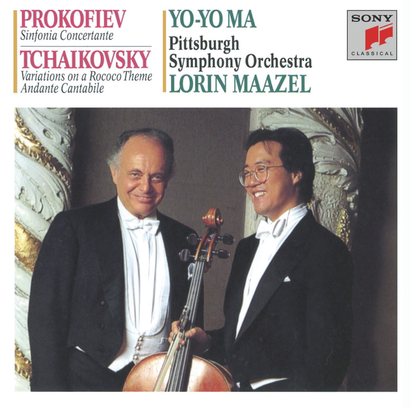 Yo-Yo Ma – Prokofiev： Sinfonia Concertante – Tchaikovsky： Rococco Variations & Andante Cantabile(886443942110)【16bit／44.1kHz】土耳其区-OppsUnote音乐广场