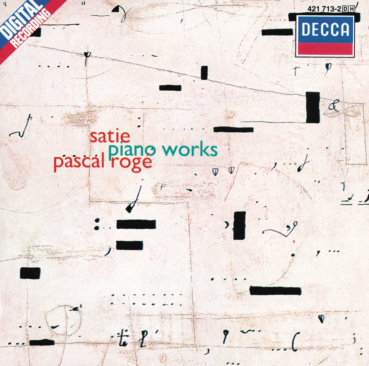 Pascal Rogé – Satie： Piano Works(00028942171329)【16bit／44.1kHz】土耳其区-OppsUnote音乐广场