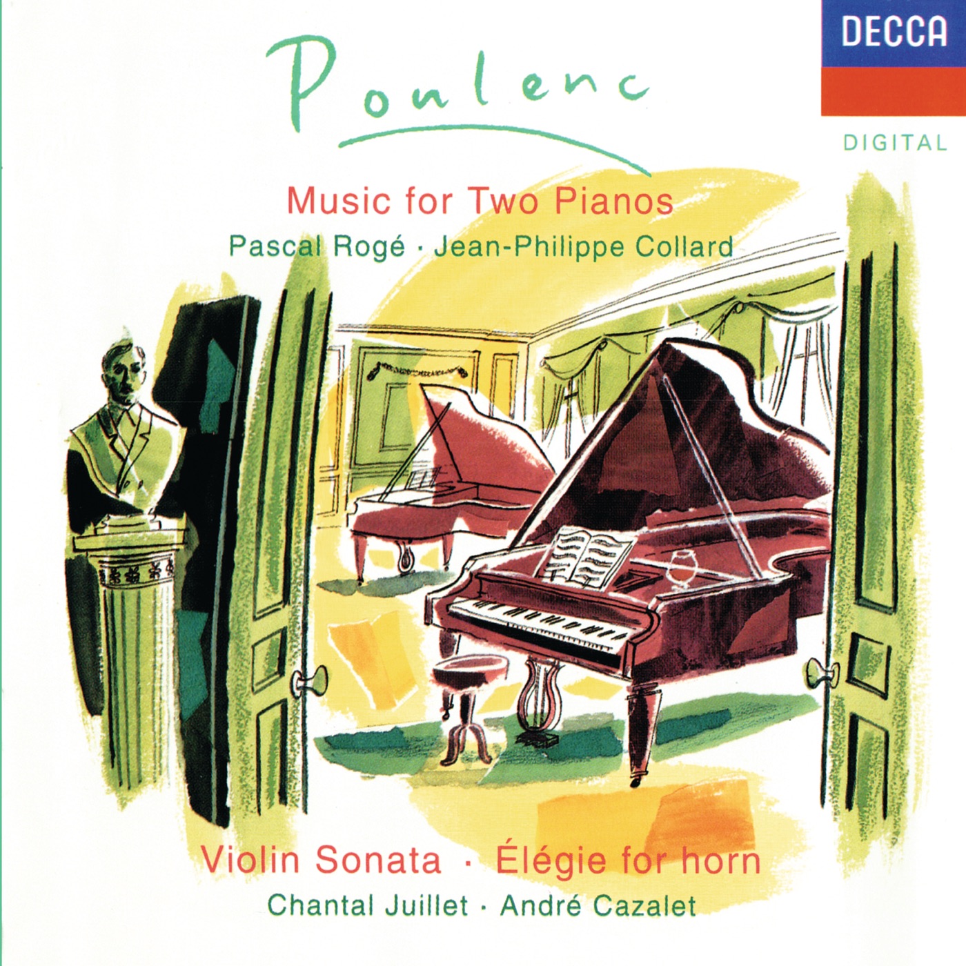 Pascal Rogé – Poulenc： Sonata for 2 Pianos; Violin Sonata etc(00028948301881)【16bit／44.1kHz】土耳其区-OppsUnote音乐广场
