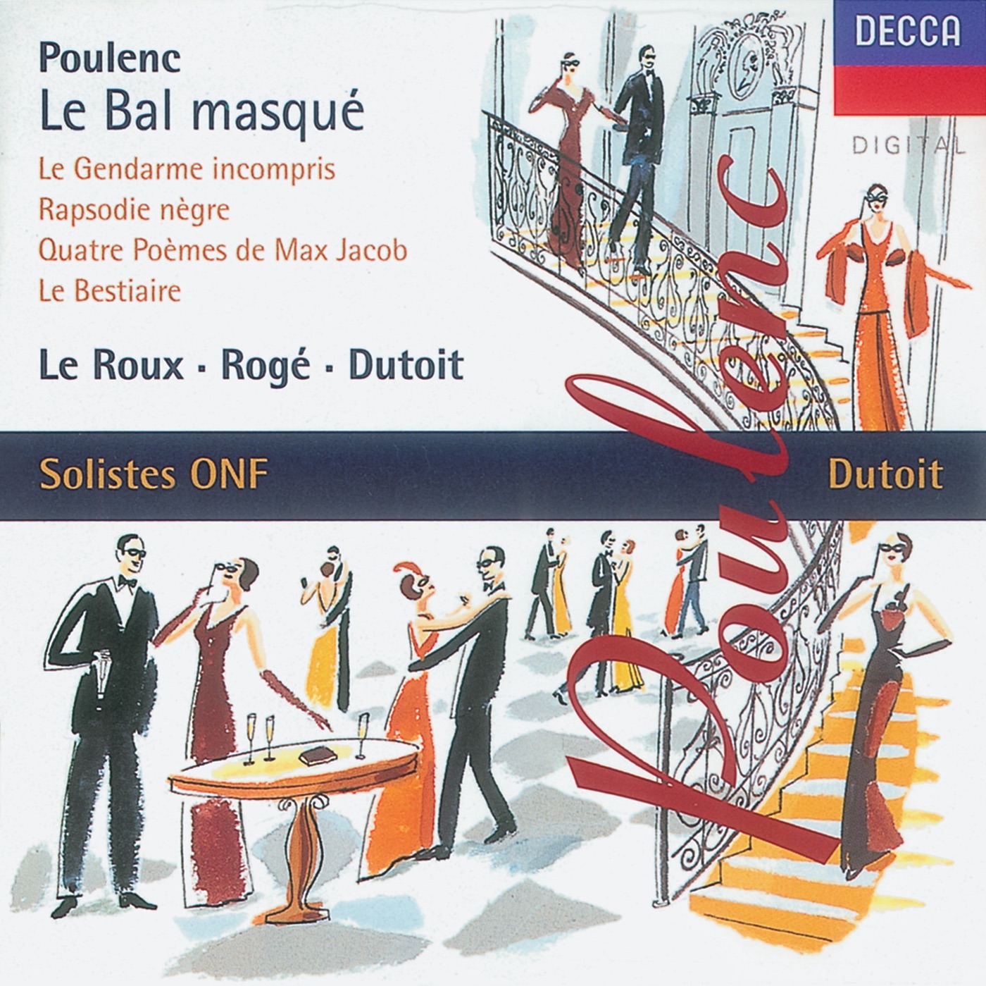 Pascal Rogé – Poulenc： Le bal masqué – Chamber Works(00028945266626)【16bit／44.1kHz】土耳其区-OppsUnote音乐广场