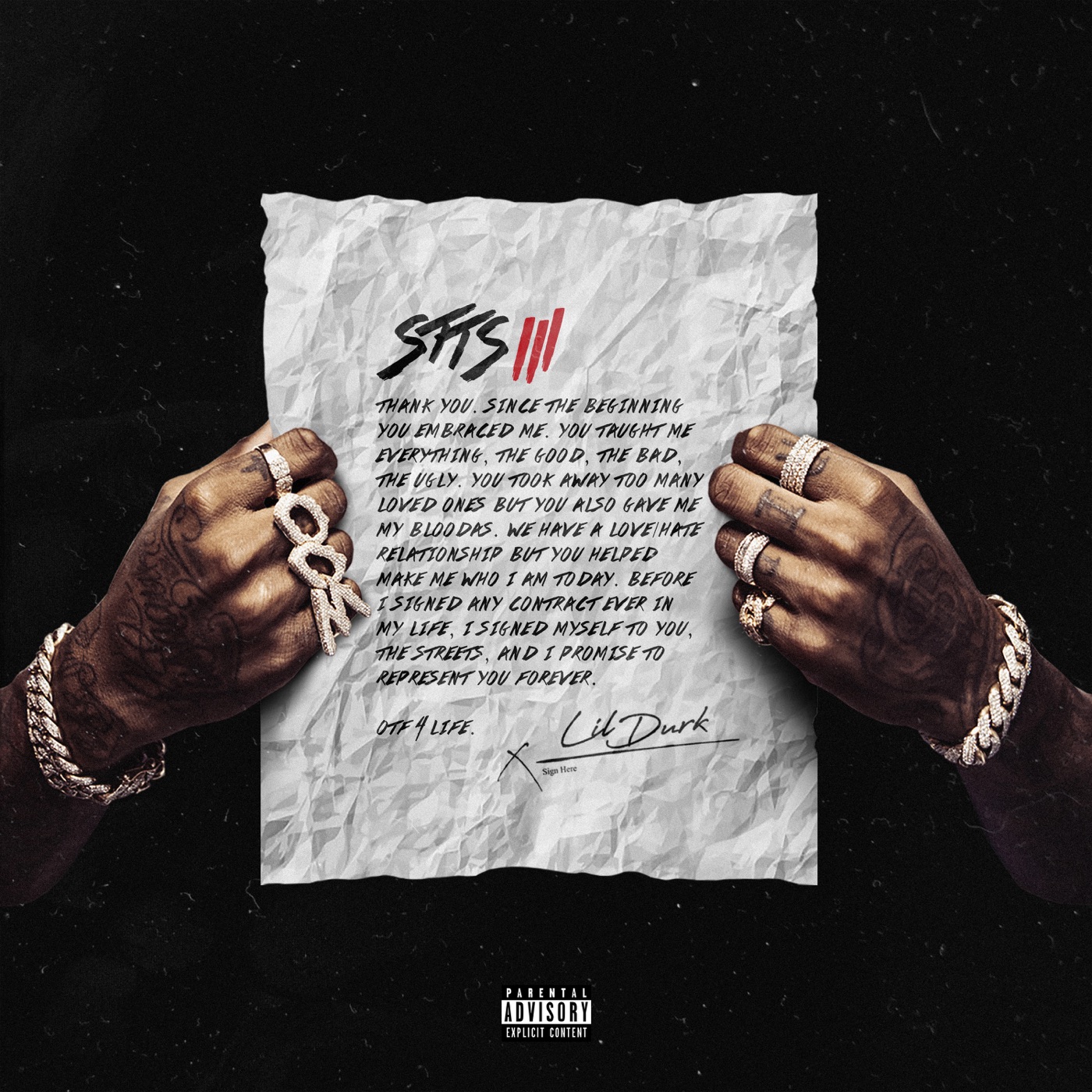 图片[1]-Lil Durk – Signed to the Streets 3Ⓔ(602577023620)【16bit／44.1kHz】土耳其区-OppsUnote音乐广场