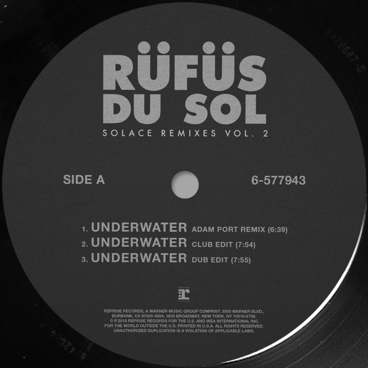 图片[1]-RÜFÜS DU SOL – Solace Remixes, Vol. 2 – Single(054391947680)【24bit／44.1kHz】印度区-OppsUnote音乐广场