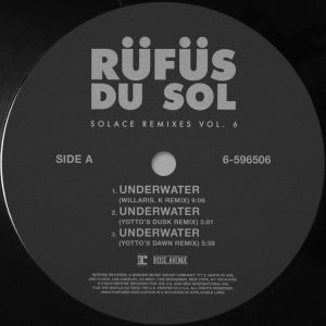 RÜFÜS DU SOL – Solace Remixes, Vol. 6 – Single(054391944535)【24bit／44.1kHz】印度区-OppsUnote音乐广场