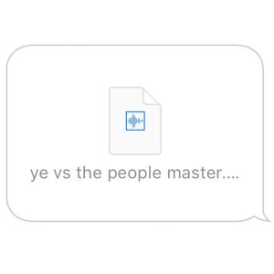 Kanye West – Ye vs. the People (starring T.I. as the People) – SingleⒺ(00602567697589)【24bit／44.1kHz】土耳其区-OppsUnote音乐广场