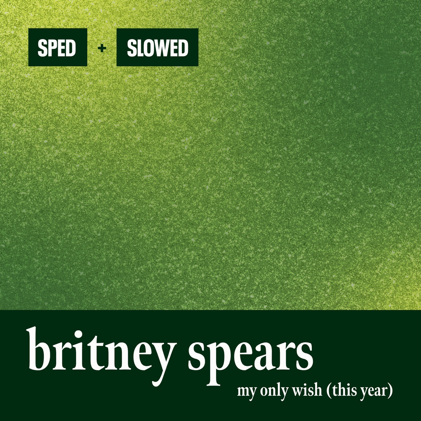 Britney Spears – My Only Wish (This Year) [Sped + Slowed] – Single(196871549691)【24bit／48.0kHz】美国区-OppsUnote音乐广场