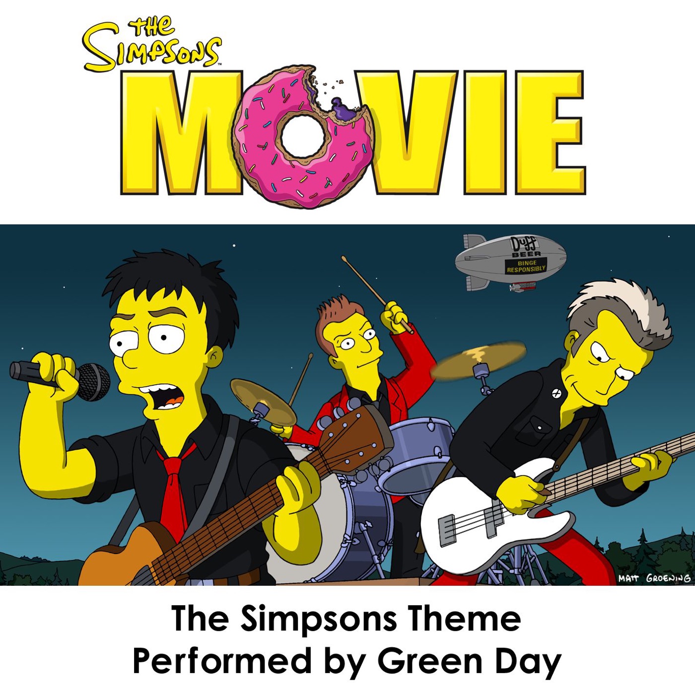 图片[1]-Green Day – The Simpsons Theme (From “the Simpsons Movie”) – Single(054391997395)【24bit／44.1kHz】土耳其区-OppsUnote音乐广场