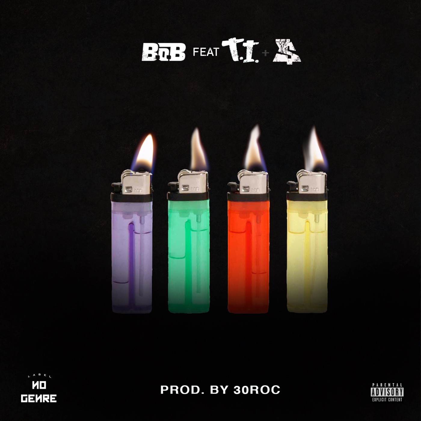 B.o.B - 4 Lit (feat. T.I. & Ty Dolla $ign) - SingleⒺ(888915291351)【16bit／44.1kHz】美国区-OppsUnote音乐广场