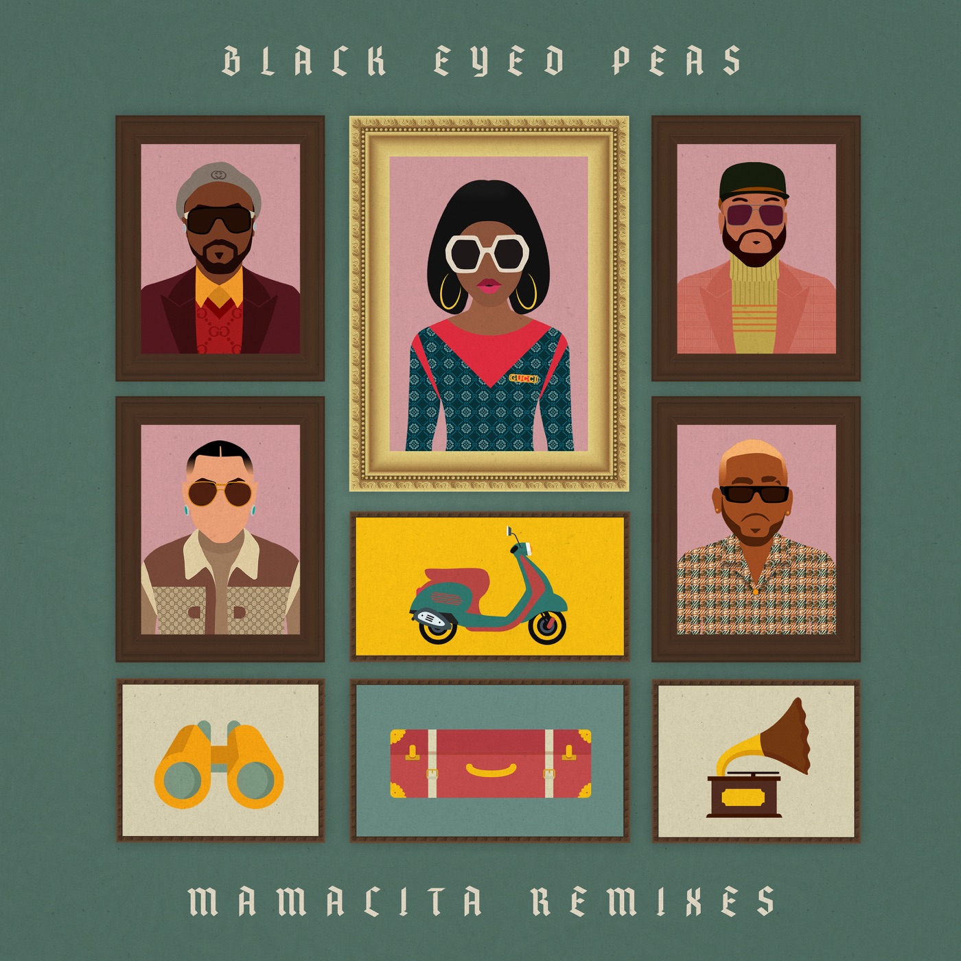 Black Eyed Peas - MAMACITA REMIXES(886448726647)【16bit／44.1kHz】美国区-OppsUnote音乐广场