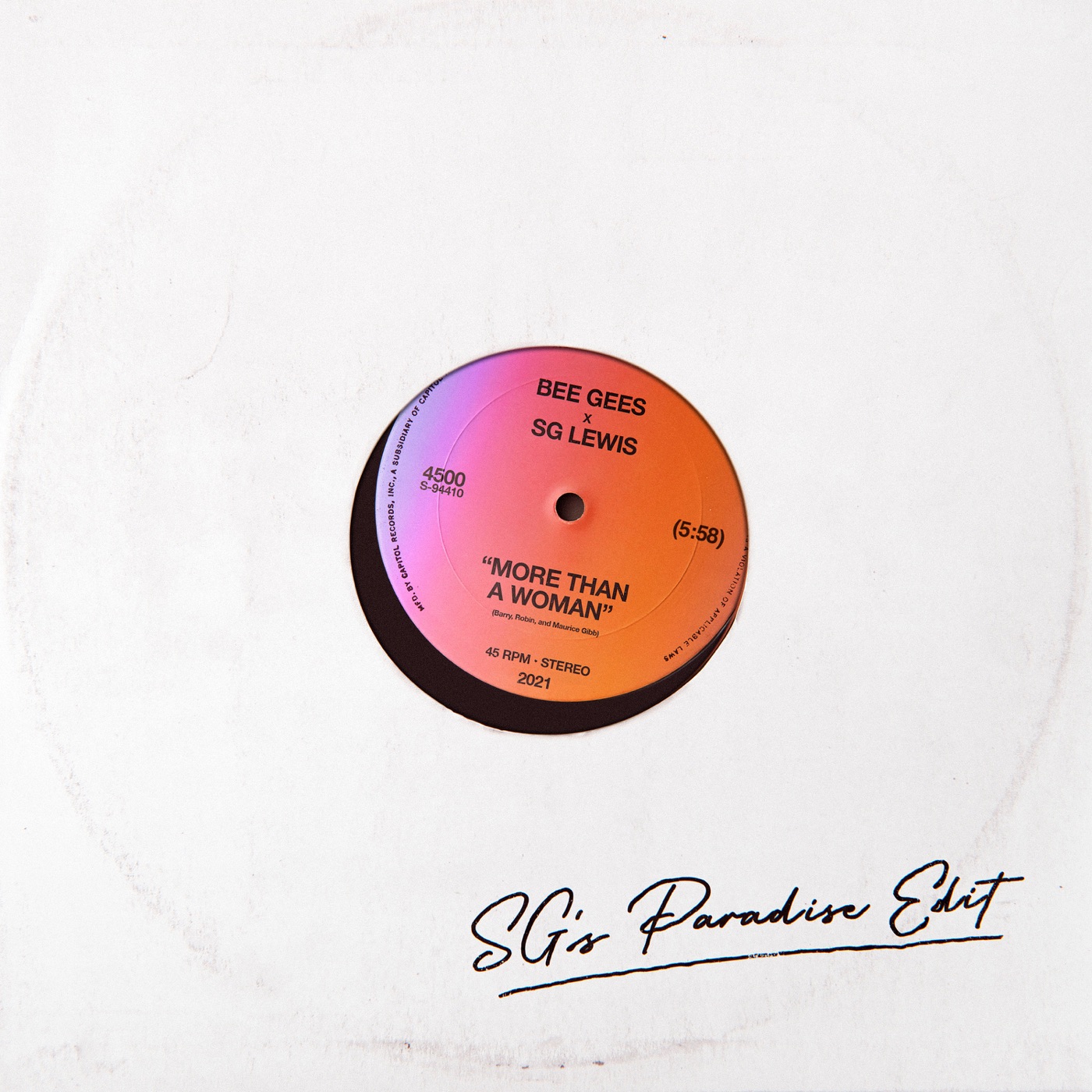 Bee Gees – More Than A Woman (SG’s Paradise Edit) – Single(00602438438716)【16bit／44.1kHz】土耳其区-OppsUnote音乐广场