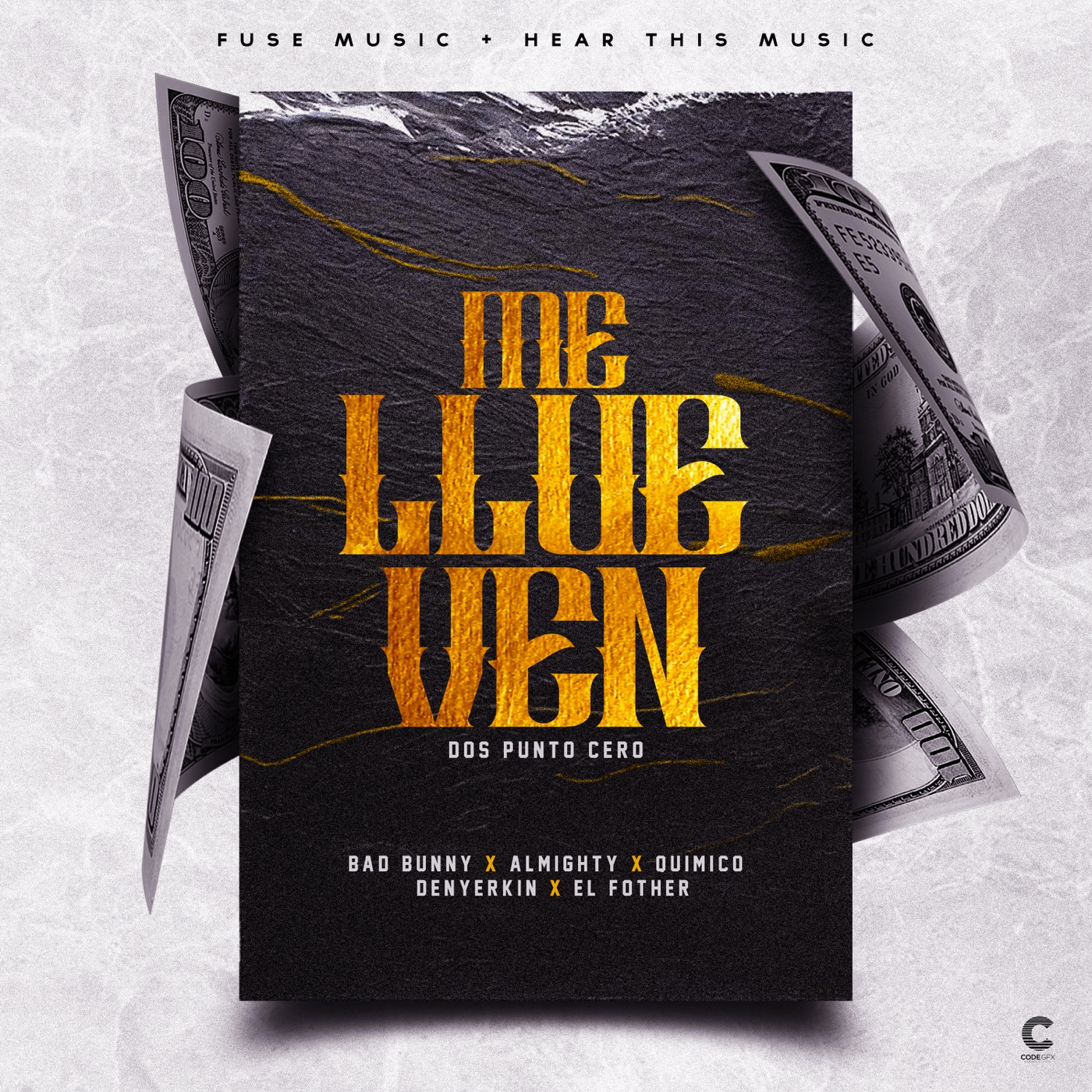 Bad Bunny – Me Llueven 2.0 (feat. Almighty, Denyerkin, Quimico Ultra Mega & El Fother) – SingleⒺ(191018905378)【16bit／48.0kHz】土耳其区-OppsUnote音乐广场