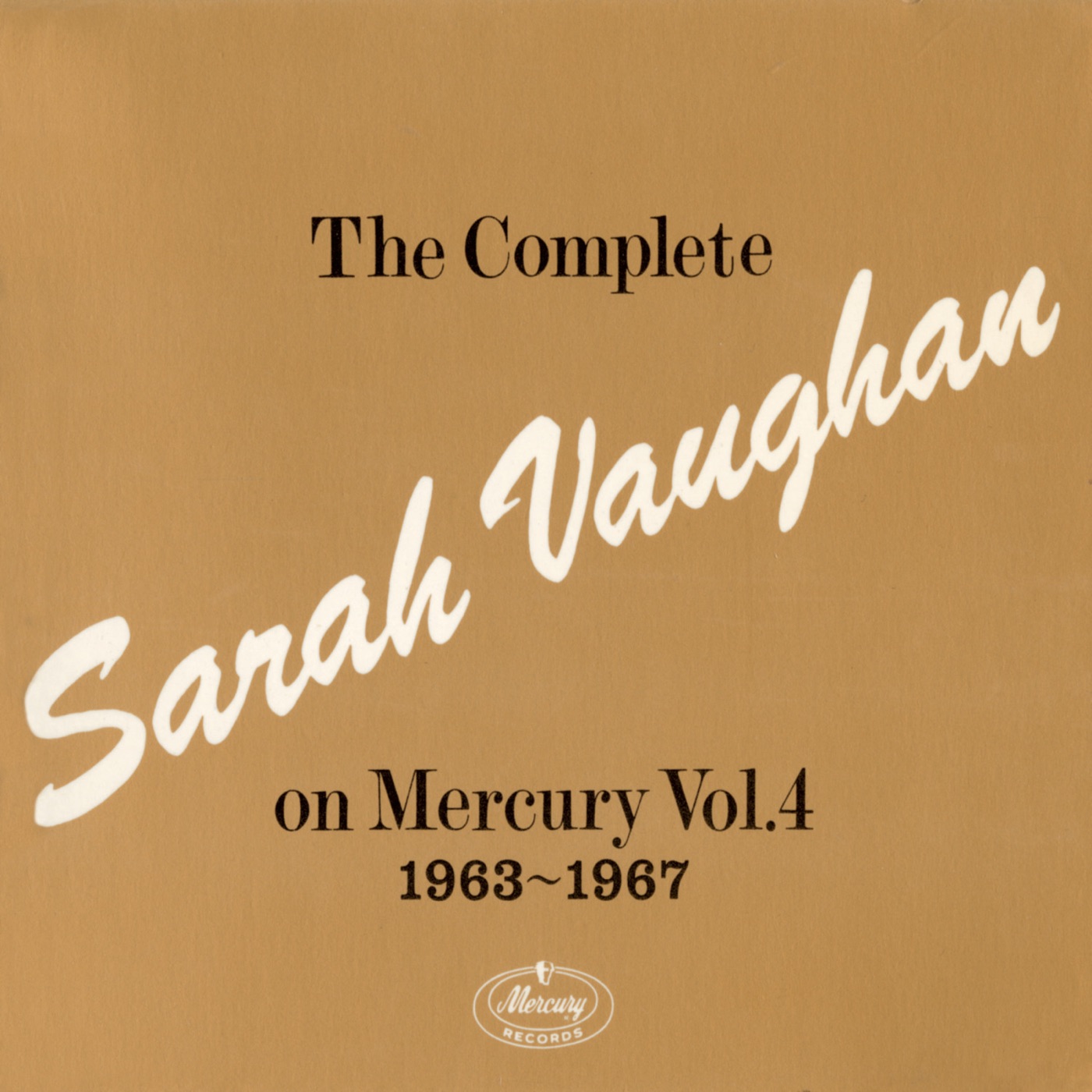 Sarah Vaughan – The Complete Sarah Vaughan On Mercury Vol. 4 – 1963-1967(00602577185892)【16bit／44.1kHz】土耳其区-OppsUnote音乐广场