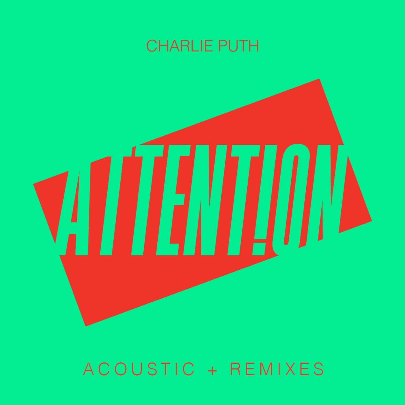 Charlie Puth – Attention (Acoustic + Remixes)Ⓔ(075679834829)【16bit／44.1kHz】土耳其区-OppsUnote音乐广场