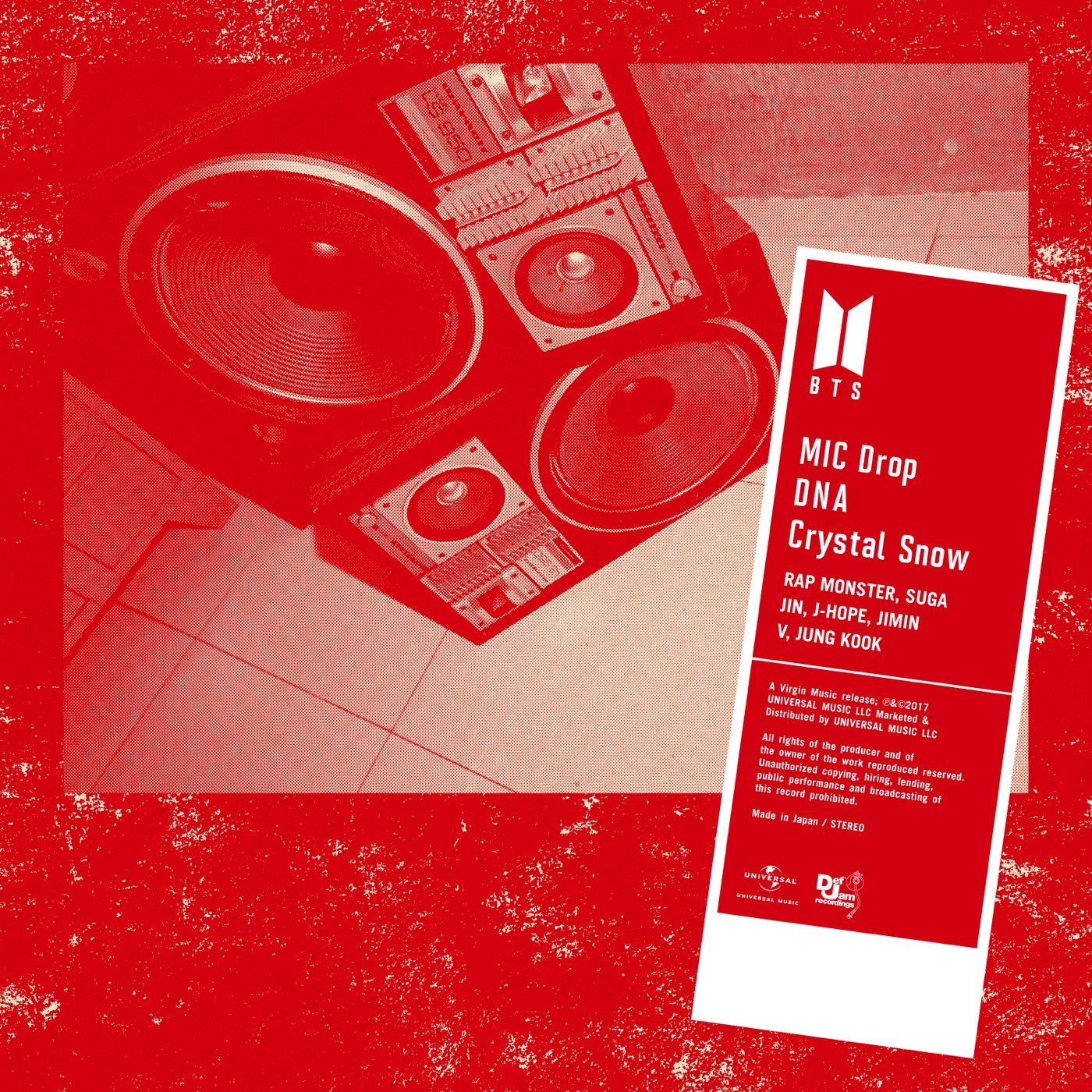 방탄소년단(防弹少年团) - MIC Drop ／ DNA ／ Crystal Snow - Single(00602567247746)【16bit／44.1kHz】韩国区-OppsUnote音乐广场