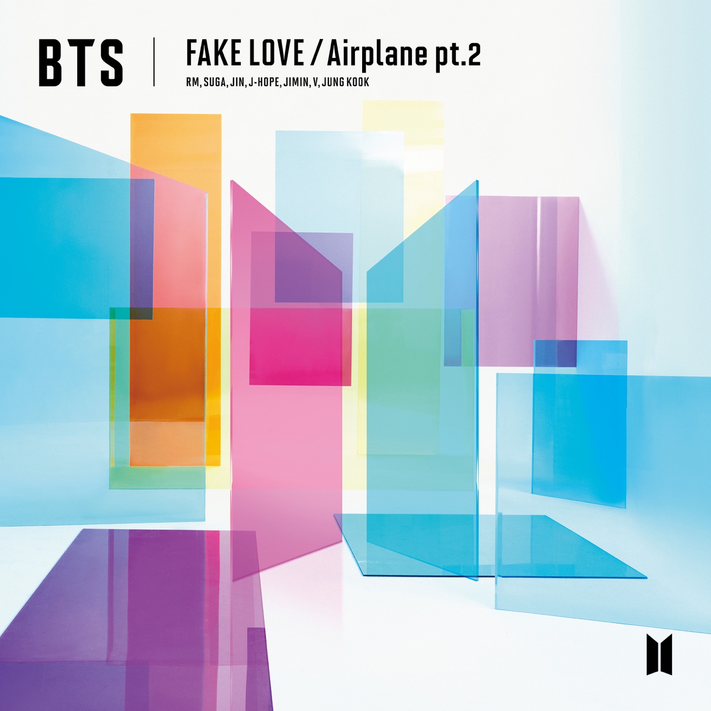 방탄소년단(防弹少年团) – FAKE LOVE ／ Airplane pt. 2 – Single(00602577257841)【16bit／44.1kHz】韩国区-OppsUnote音乐广场