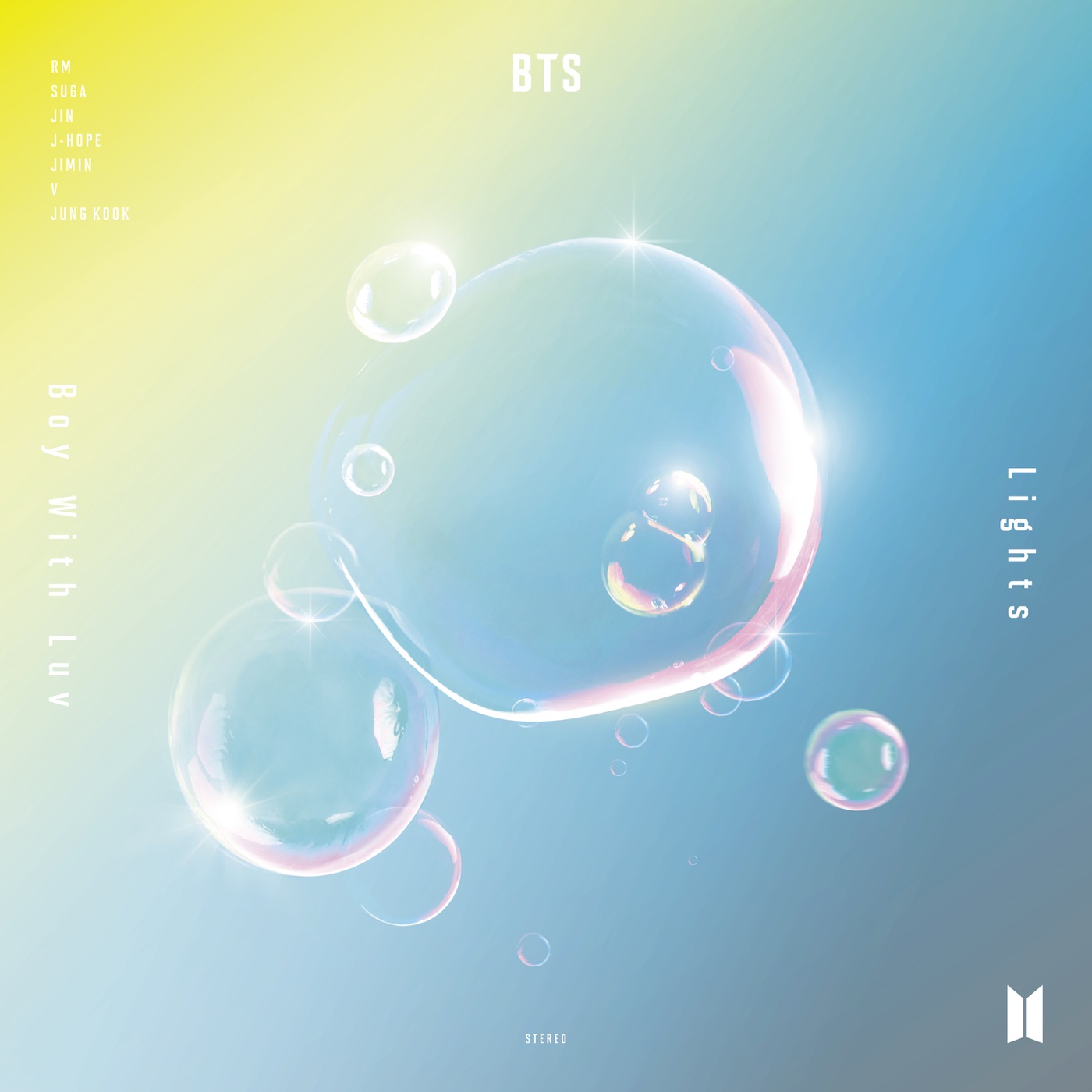 방탄소년단(防弹少年团) - Lights ／ Boy with Luv - Single(00602577903267)【16bit／44.1kHz】韩国区-OppsUnote音乐广场