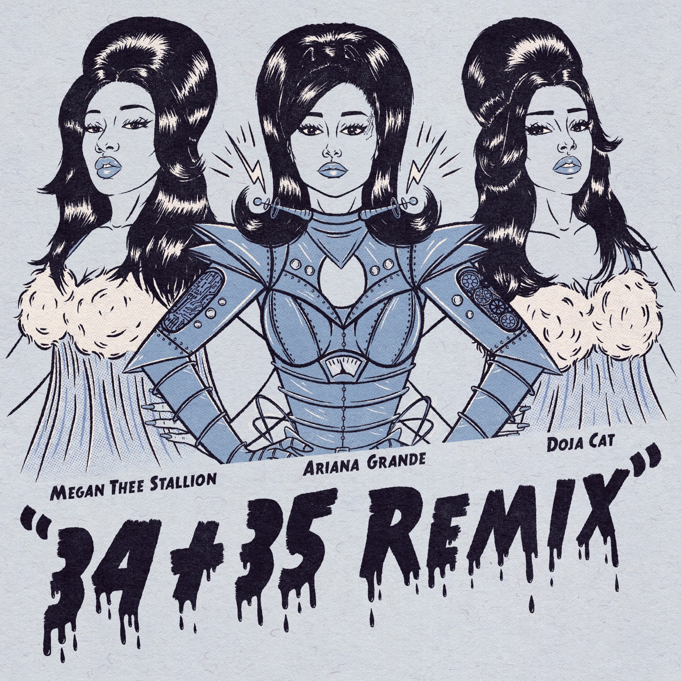 图片[1]-Ariana Grande – 34+35 (Remix) [feat. Doja Cat & Megan Thee Stallion] – Single(00602435682051)【24bit／44.1kHz】土耳其区-OppsUnote音乐广场