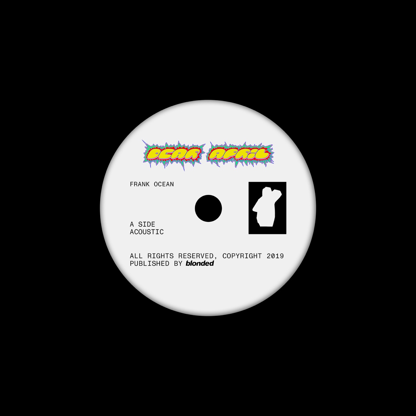 图片[1]-Frank Ocean – Dear April (Side A – Acoustic) – Single(843357195384)【24bit／44.1kHz】美国区-OppsUnote音乐广场