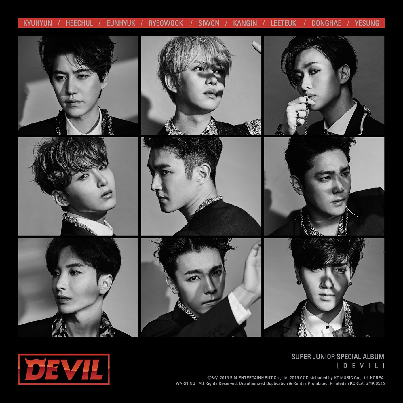 图片[1]-SUPER JUNIOR – DEVIL – SUPER JUNIOR SPECIAL ALBUM(888735892288)【16bit／44.1kHz】韩国区-OppsUnote音乐广场