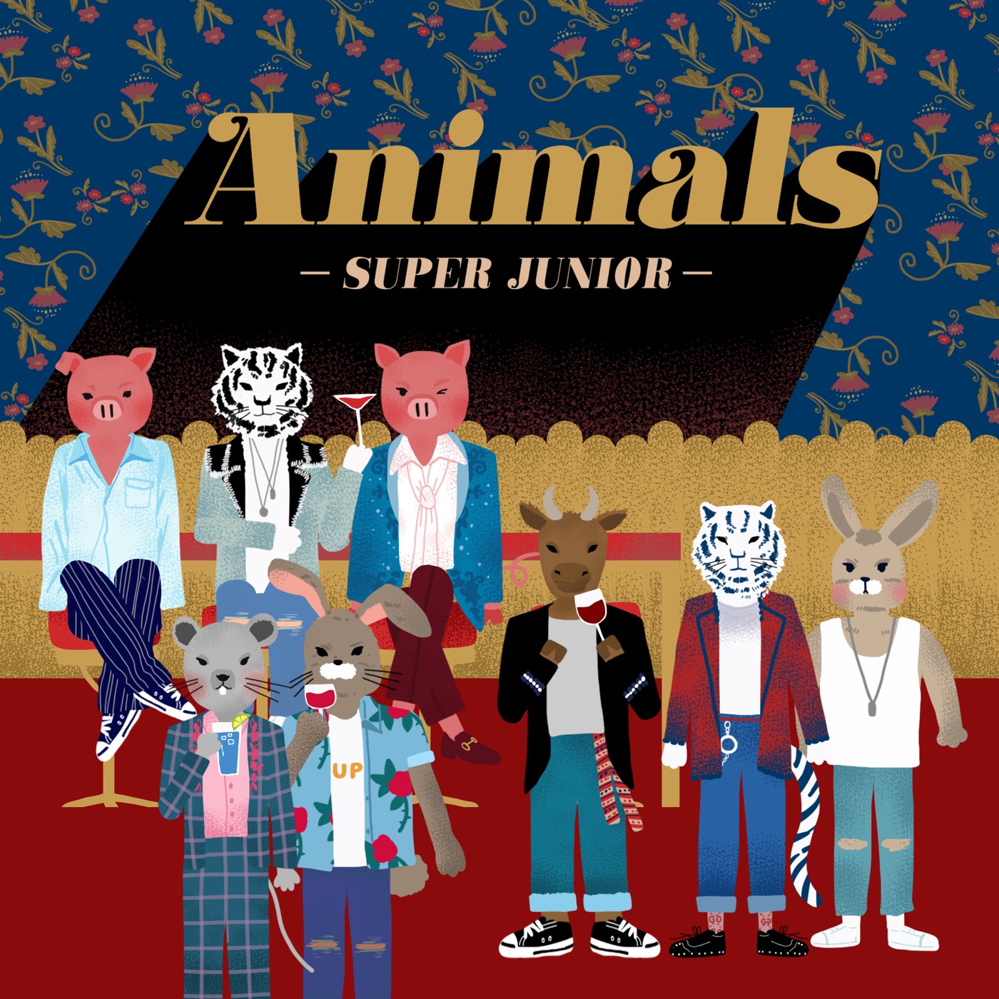 图片[1]-SUPER JUNIOR – Animals – Single(888735924705)【16bit／44.1kHz】韩国区-OppsUnote音乐广场