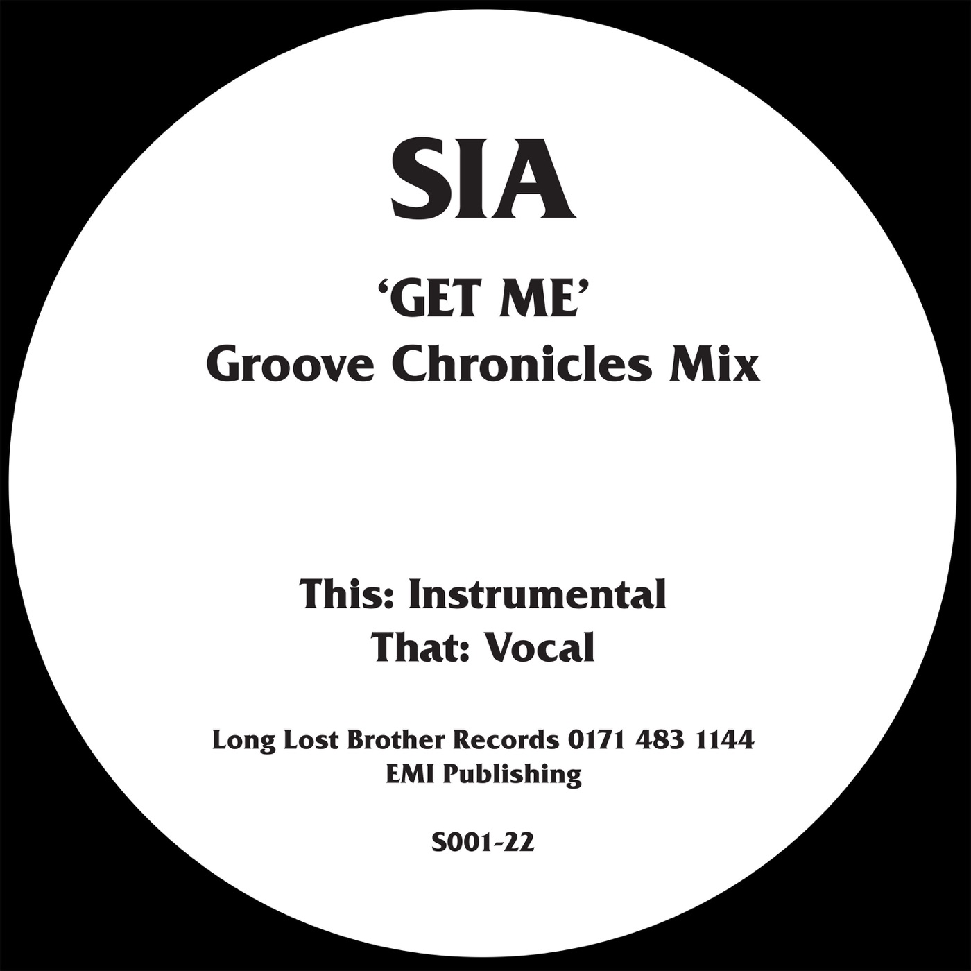Sia - Get Me - Single(196626852687)【24bit／48.0kHz】土耳其区-OppsUnote音乐广场