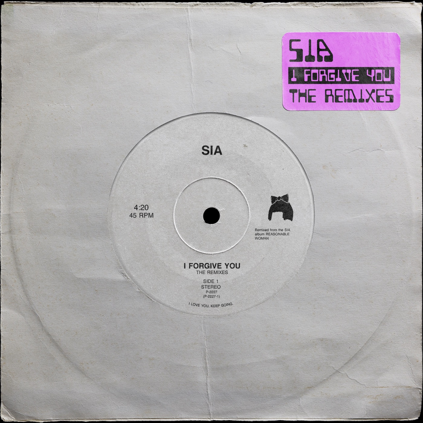 Sia - I Forgive You (Remixes) - EP(075679627728)【24bit／44.1kHz】土耳其区-OppsUnote音乐广场