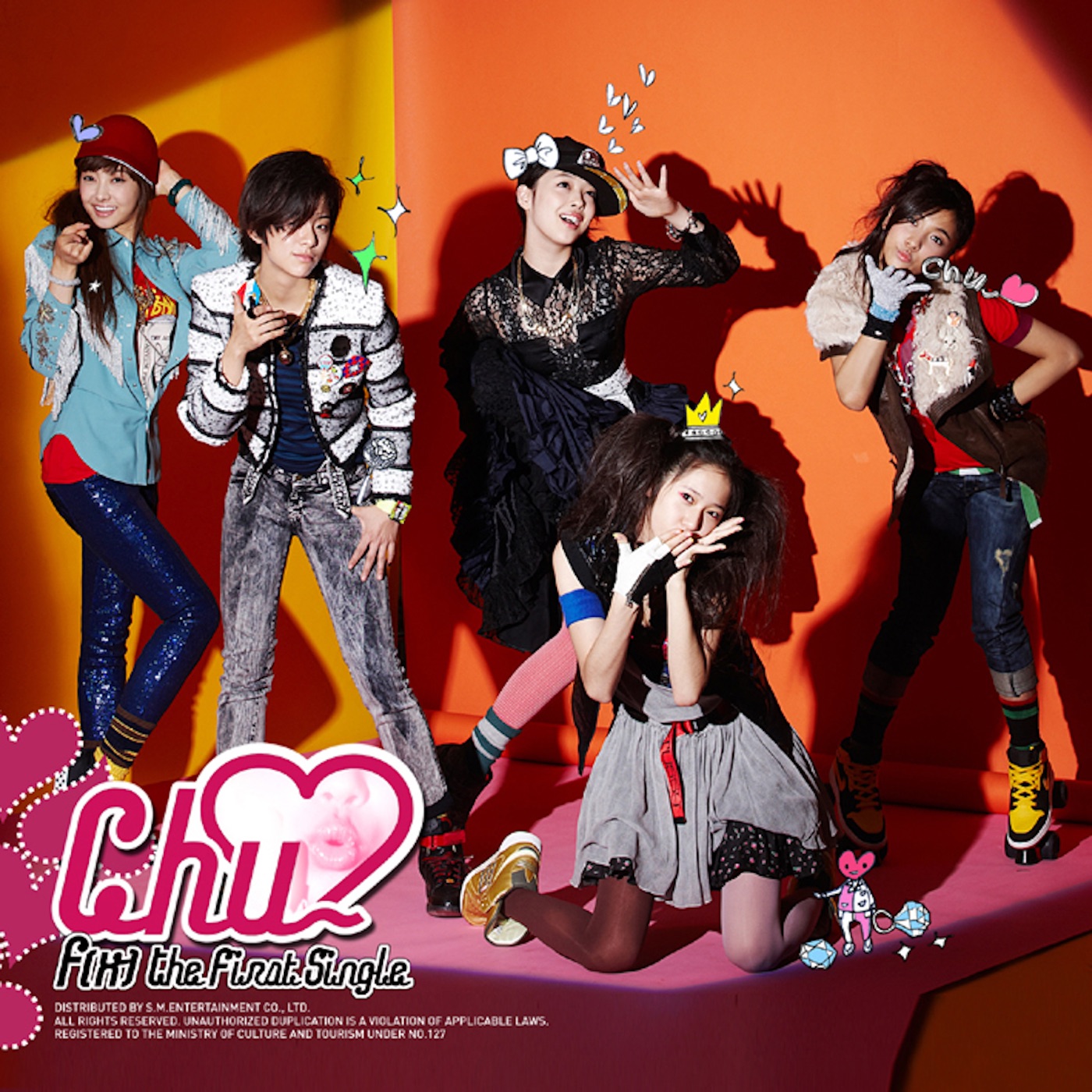 f(x) - Chu~♡ - The 1st Single - Single(888735898389)【16bit／44.1kHz】韩国区-OppsUnote音乐广场
